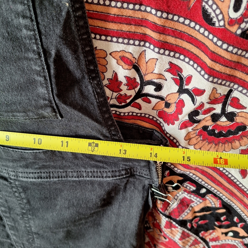 Divided Black Denim Skinny Leg Overalls - Picture 11 of 14